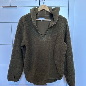 Hudson North Green Quarter Zip